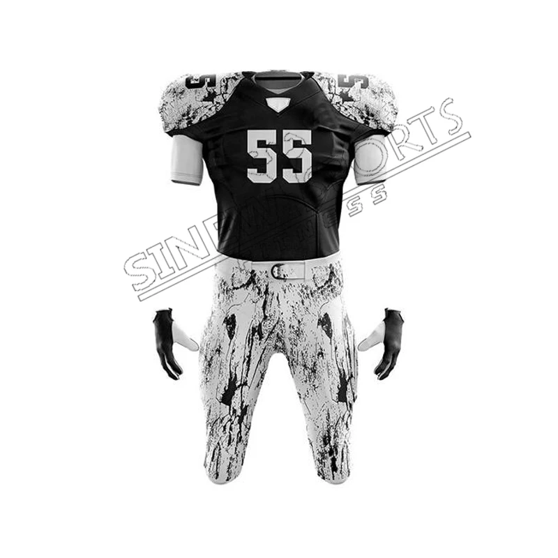 Custom American Football Uniforms Sublimation Football Jerseys Tackle