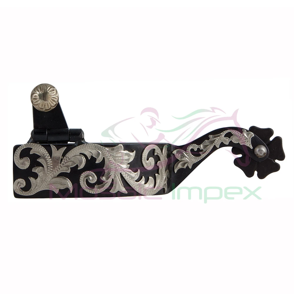 Customized Stainless Steel Western Horse Prince Of Wales Spurs Horse