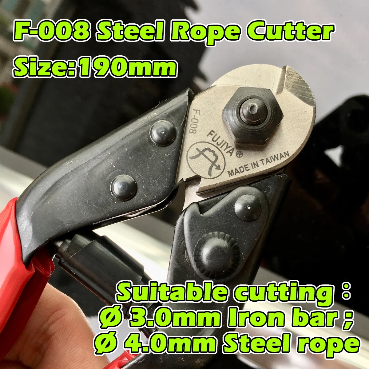 Taiwan Effort Saving Steel Rope Cutter With Special Springs L Sk5