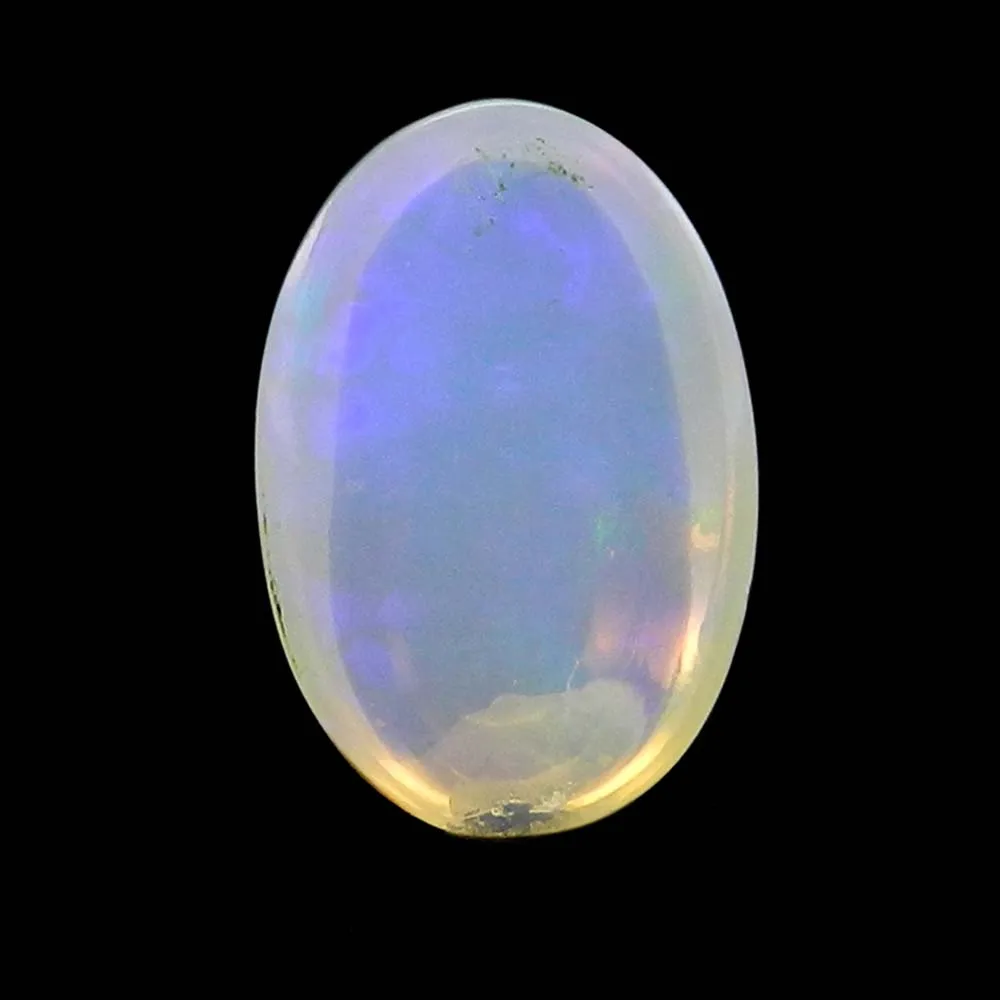 2.0 Cts Natural Ethiopian Opal Oval Cabochon 8x12mm Handcrafted ...