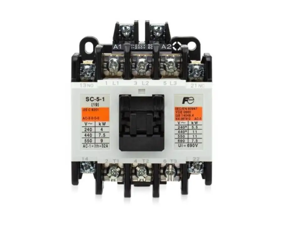 Now In Stock Sc 2v 22a Fuji Magnetic Electric Contactor Buy Sc Series 1no 1nc 2v 22 Amp 5 5 Kw Contactor Fuji Electrical 5 5 Kw 22a Motor Control Electric Component Contactor Distributor Made In