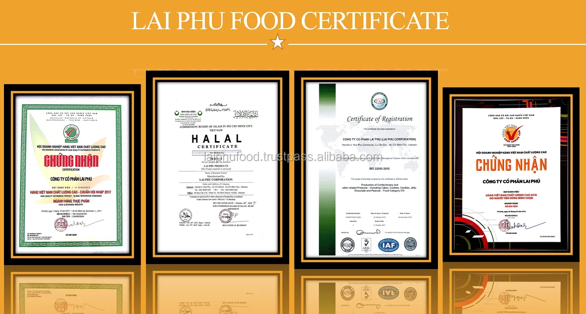 LP FOOD CERTIFICATE