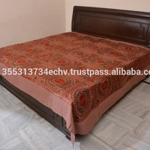 Promoción Espejo De Bordado Colchascubrecamas Indio King Size Tradicional Hecho A Mano Espejo Trabajo Sábana