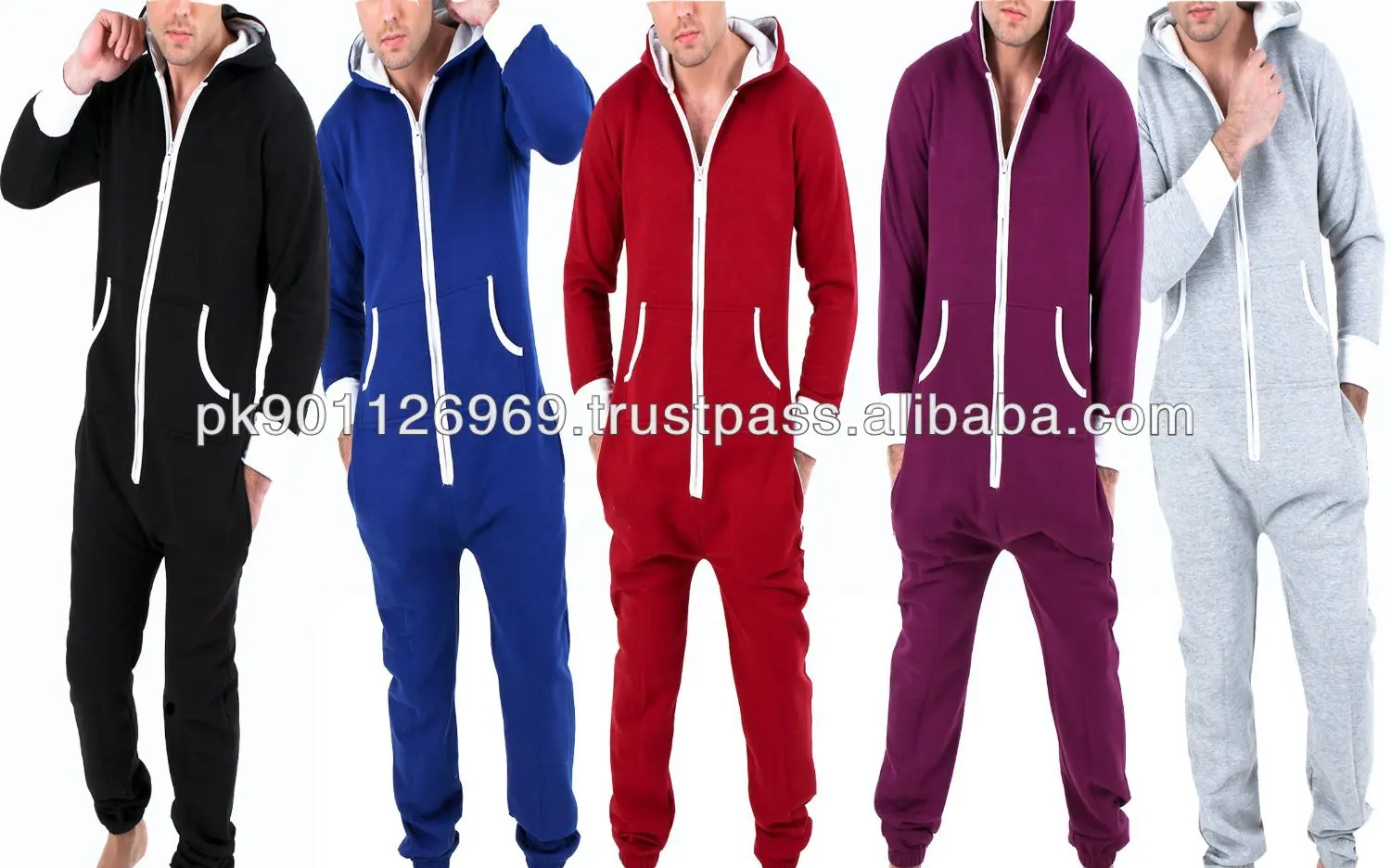 Custom Design One Piece Cotton Fleece Jumpsuit Men Buy One Piece Jumpsuit,Fleece Jumpsuit