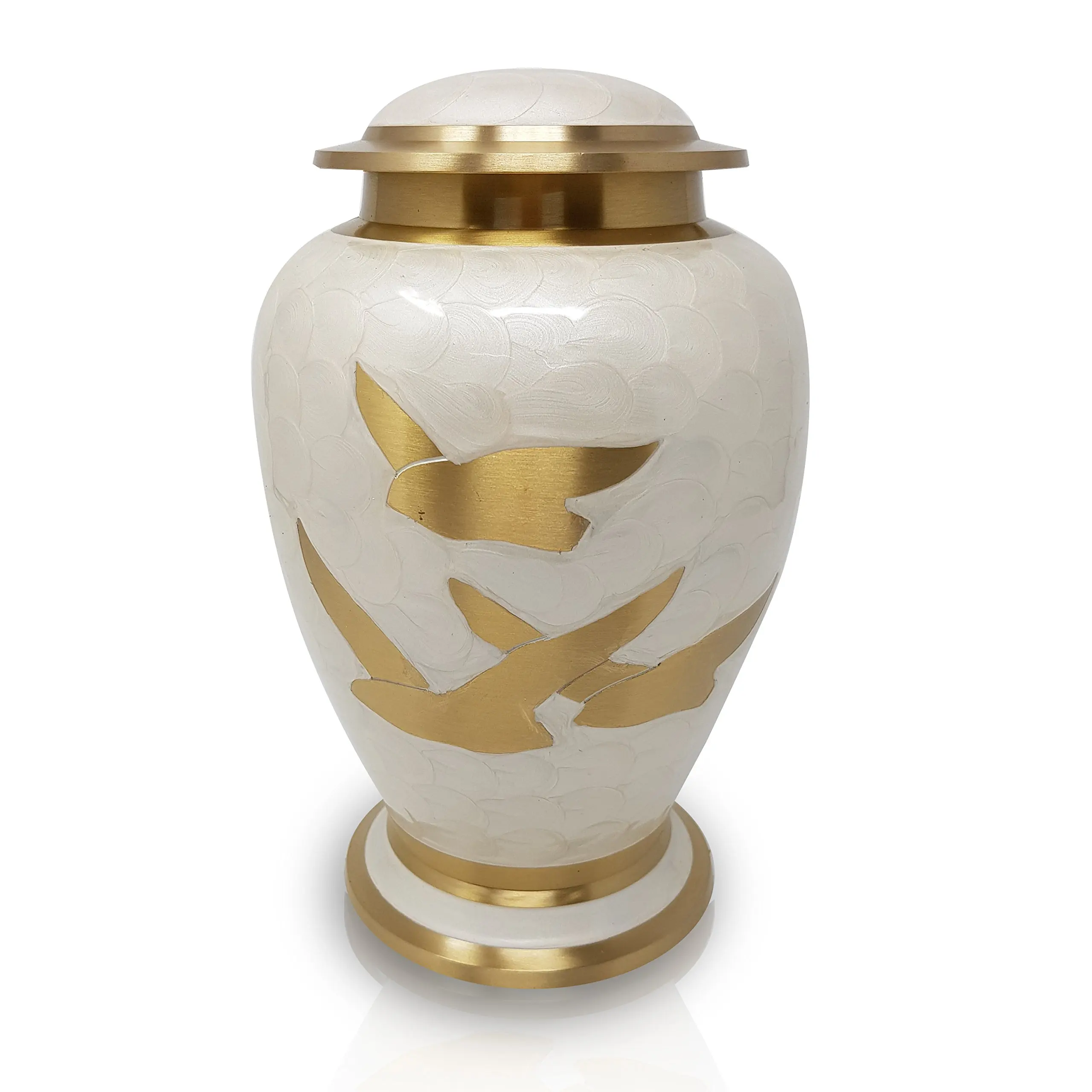 Brass Flying Bird Cremation Urn For Ashes Large Size Urns For Adults