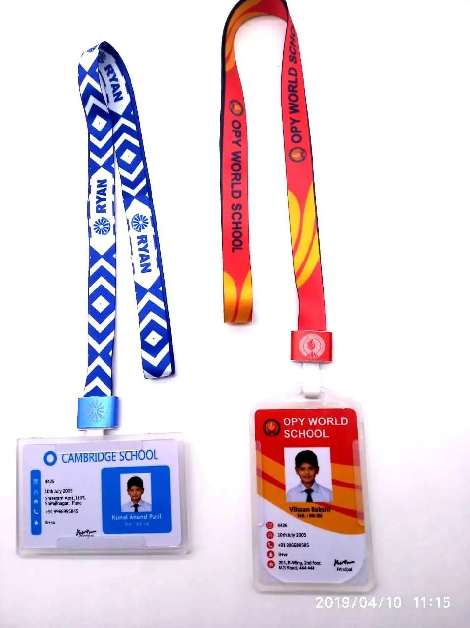 Card + Holder + Lanyard