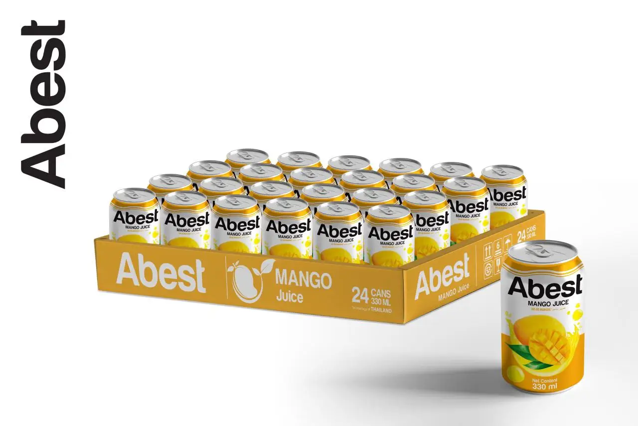 fresh fruit juice kiosk design mango canned 330ml fruit soft