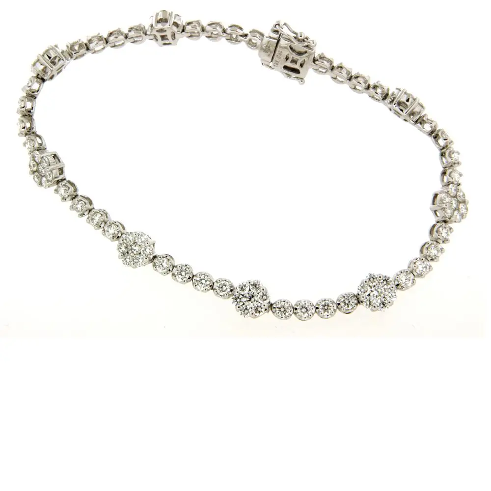 Factory Wholesale Charm Women Bangles Diamond Bracelet