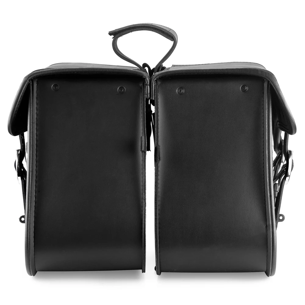 High Quality Genuine Leather Saddle Bags Custom Motorbike Cowhide