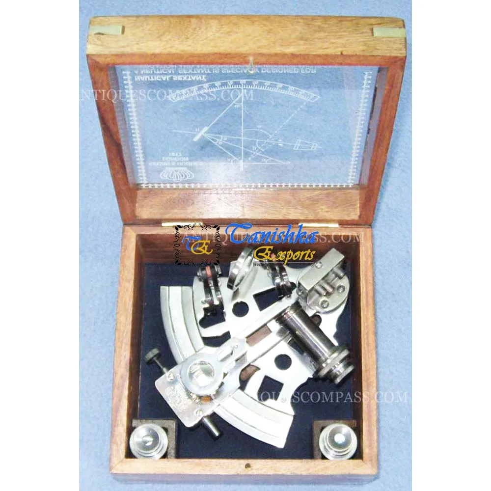 Brass Kelvin & Hughes London 1917 Sextant Nautical Antique Design Maritime Major Sextant Metal