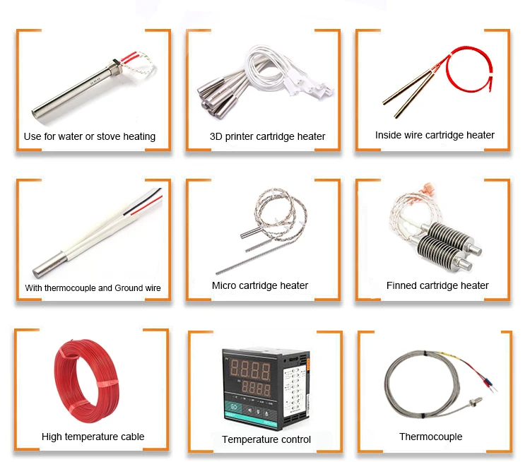 PVC 6*50mm and 6*30mm ds18b20 10 m temperature sensor