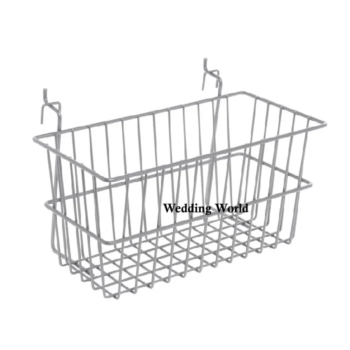 Two Tier Metal Wall Basket Classic Stylish Handmade Designer Basket