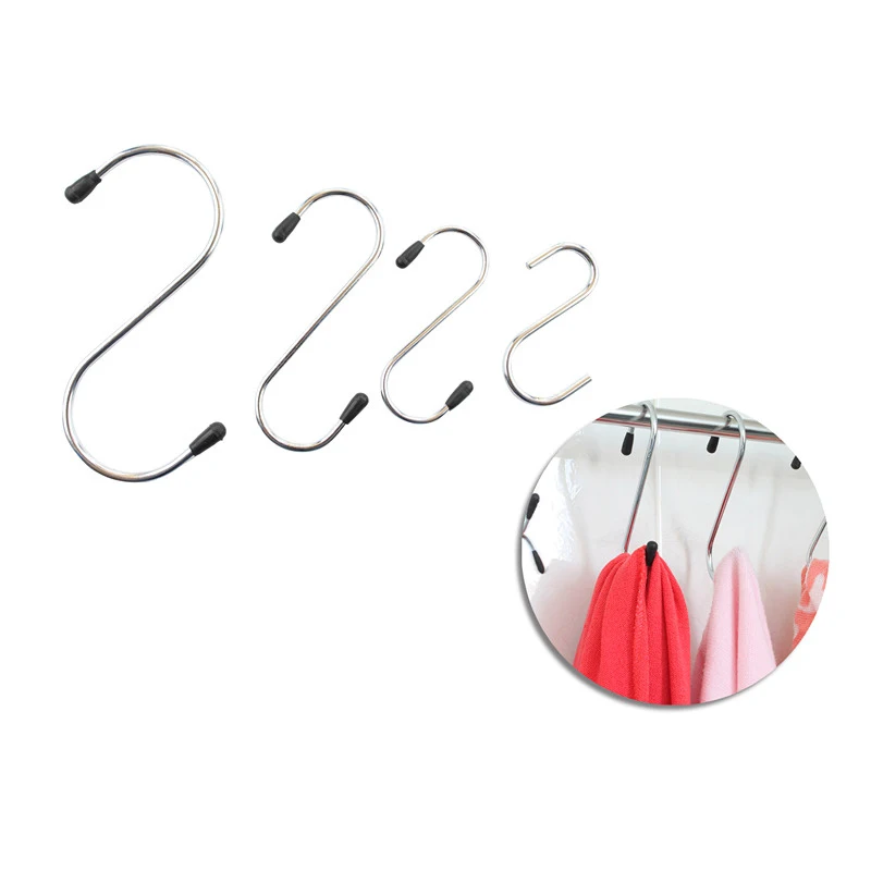 8 Pack Wall Mount S Shaped Hook For Hanging Pots And Pans Kitchen Buy S Hooks For Hanging Pots