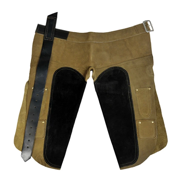 Professional Farrier Aprons Blacksmith Work Tools Chaps Cowhide Suede ...