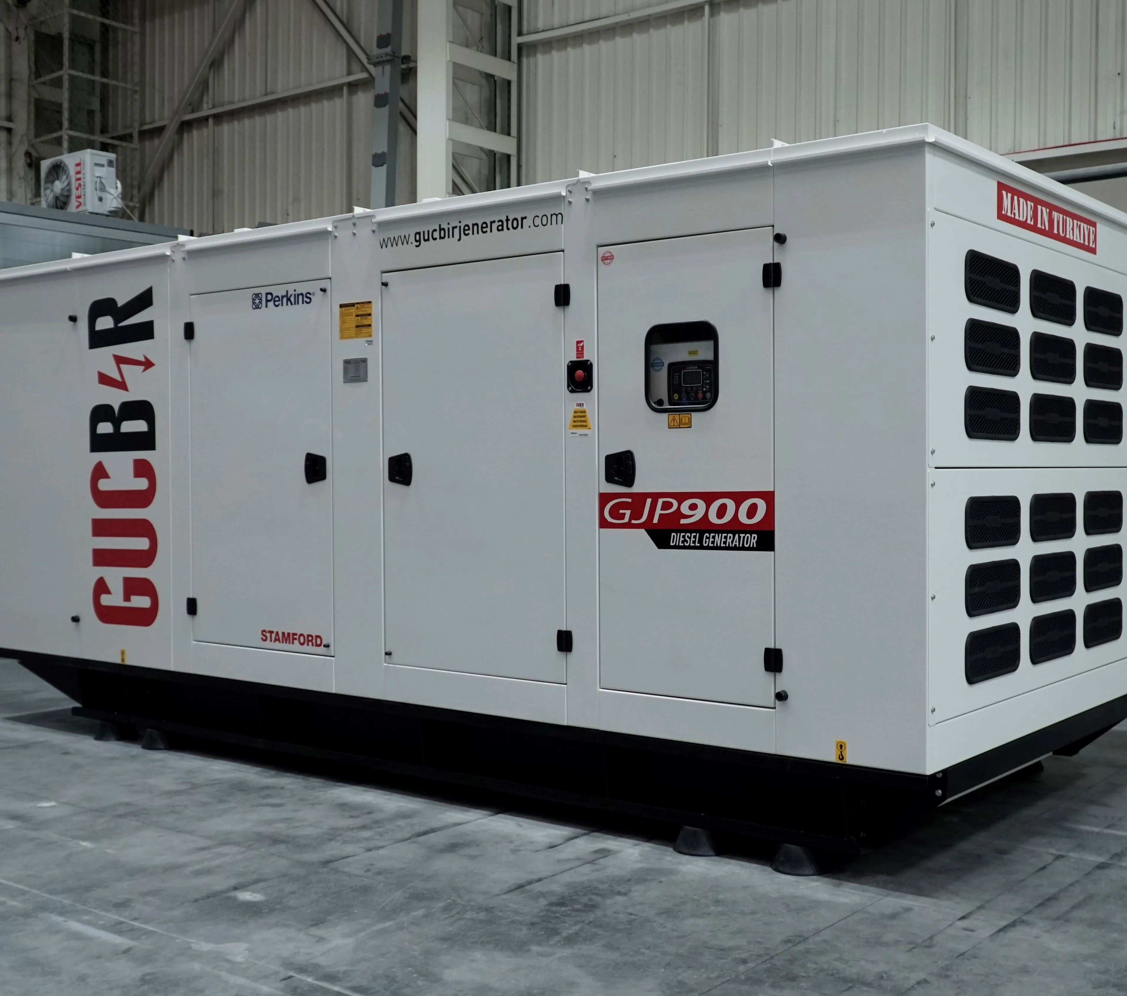900kva Diesel Genset Diesel Generator Alternator Ats Cb Canopy
