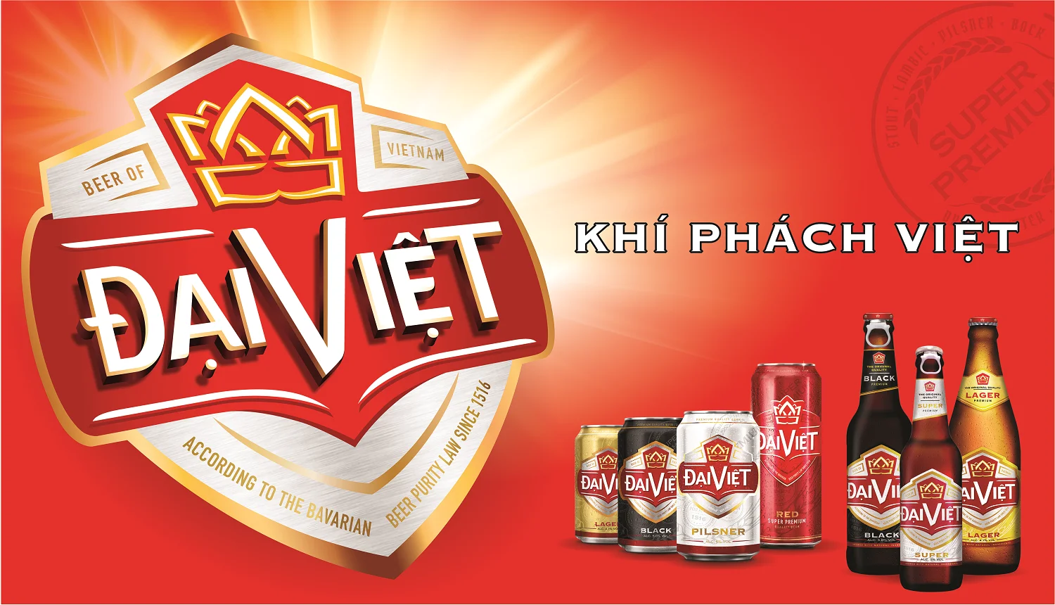 hot sale dai viet red super premium quality beer can 330ml - buy