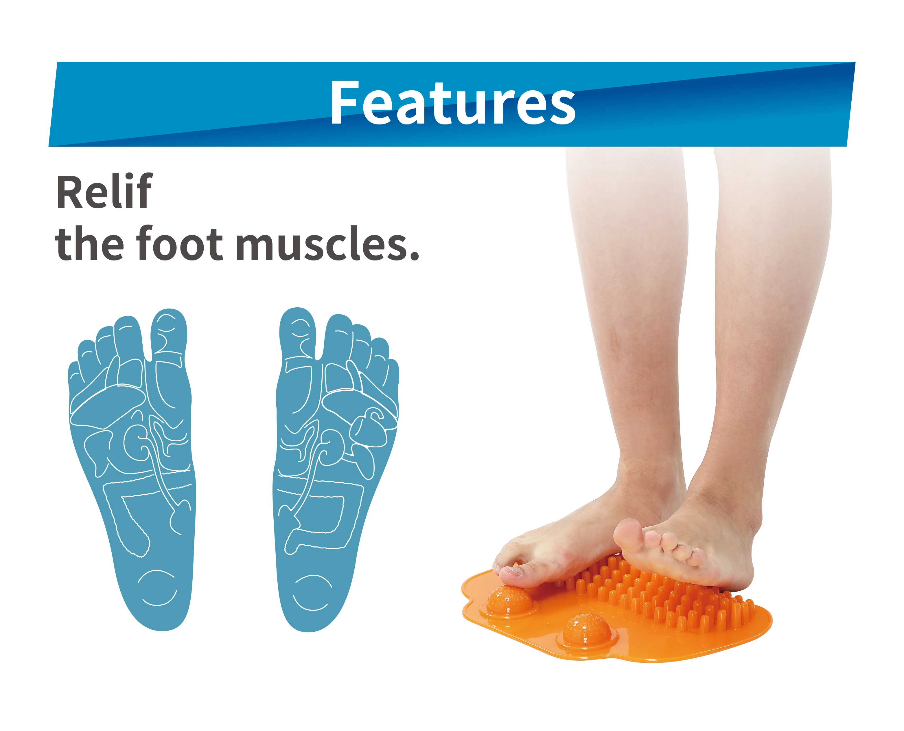 best portable foot stimulating thai massage mat for acupuncture relax