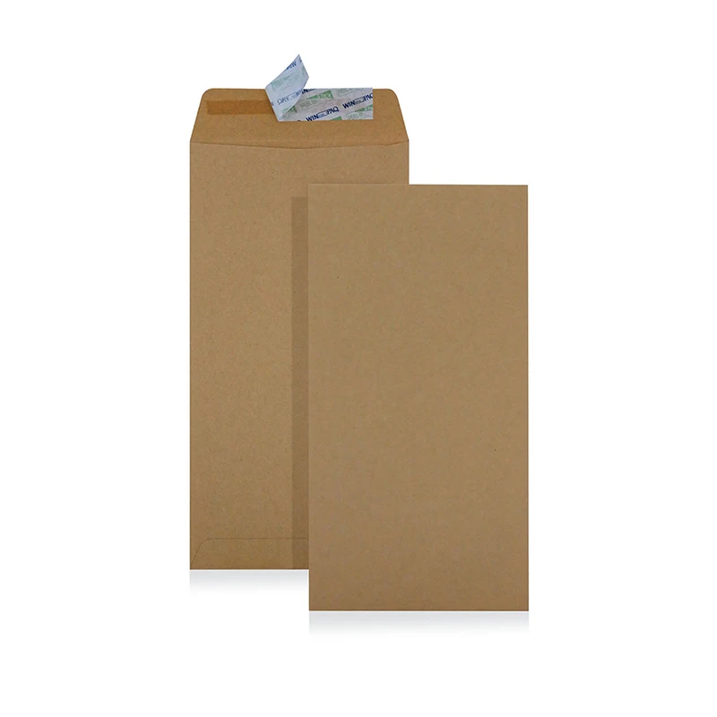 Kraft Pocket Envelope 80gsm Manila Paper Dl Size With Peel & Seal Buy