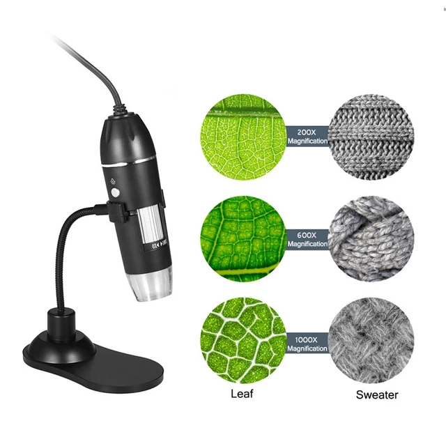 A8 Biological Digital Microscope Usb Stand Magnifying Glass Led Desktop