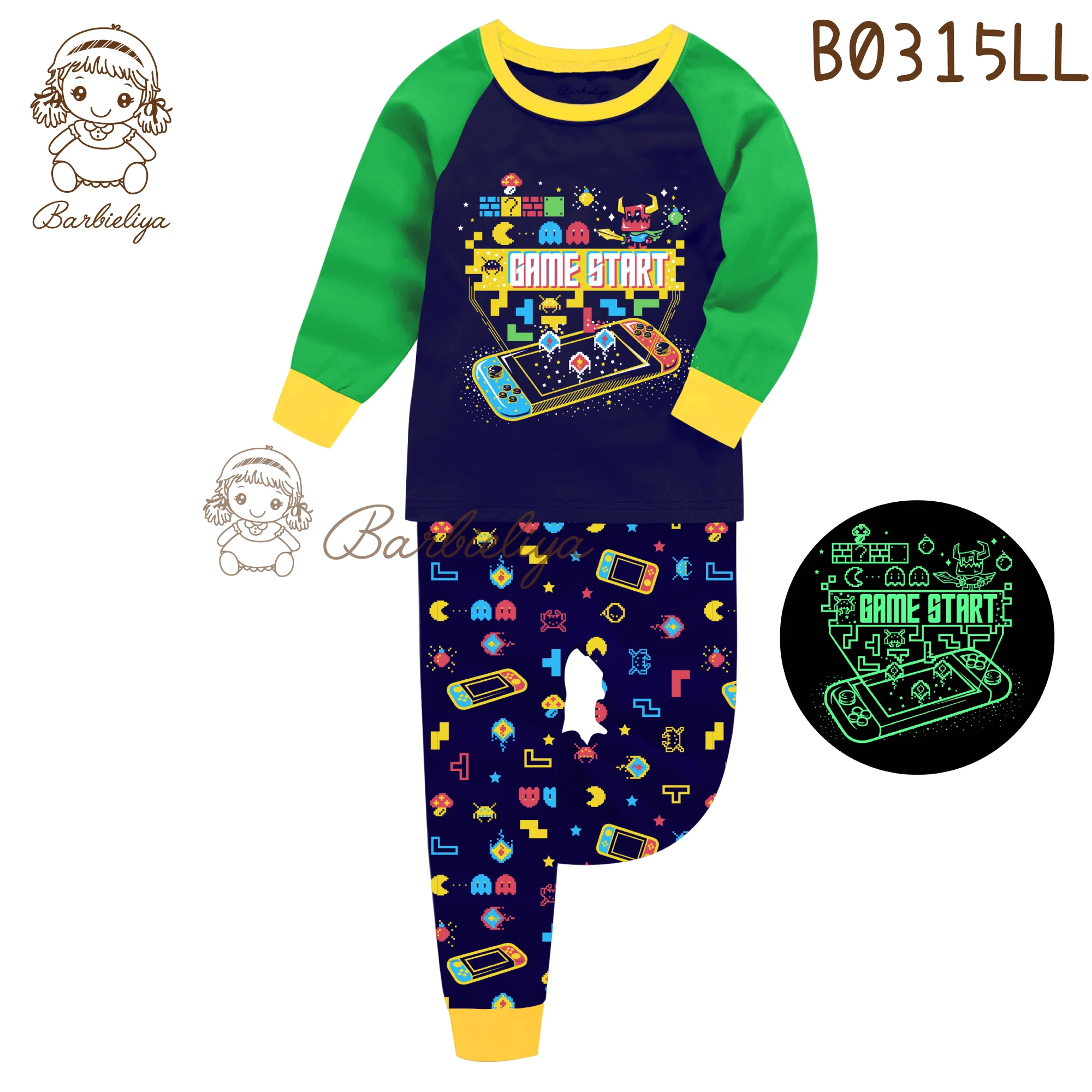B0315LL.jpg  ailubee forzen kids lounge set cartoon sleepwear disney dress mickey