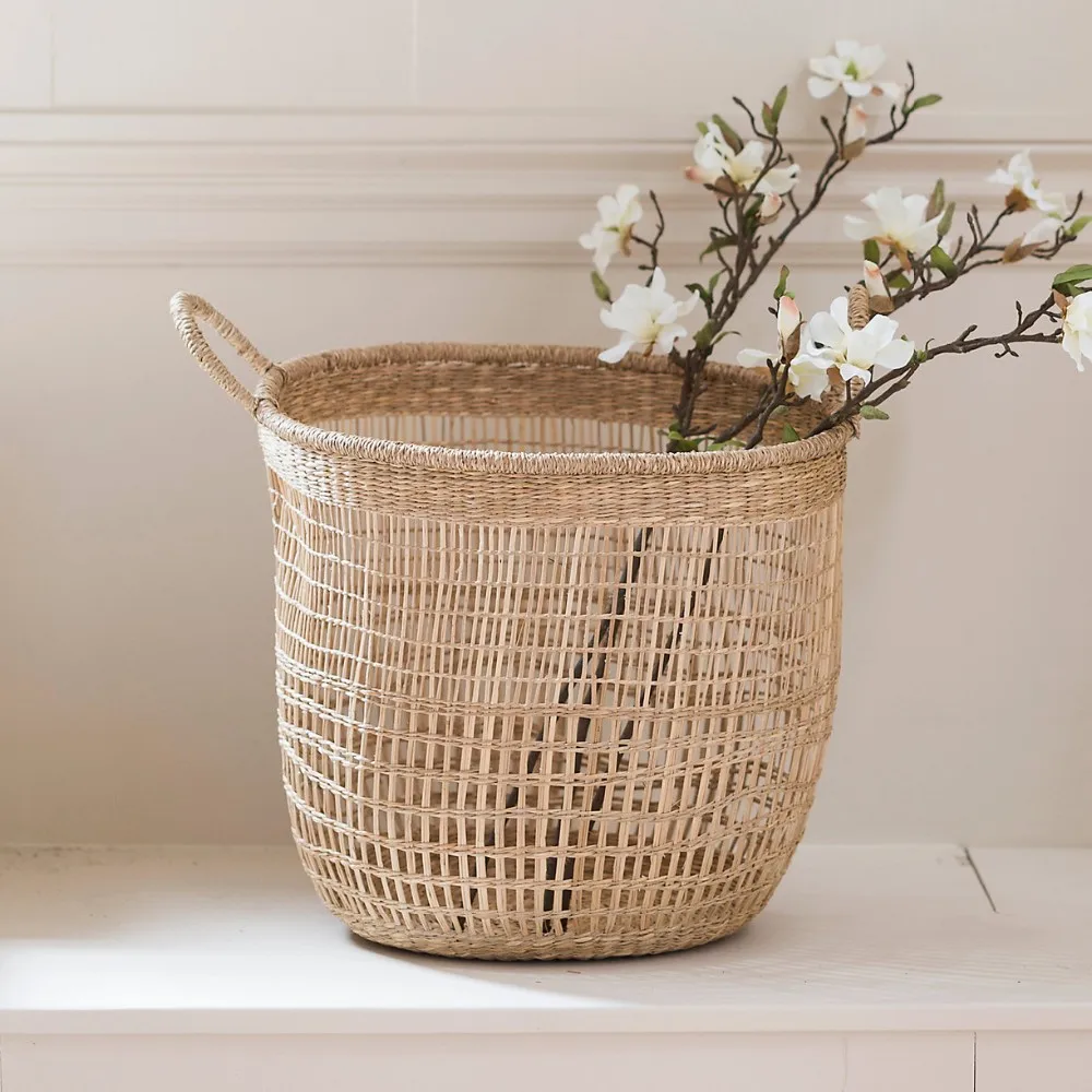 Hot Sale 2022! Seagrass Basket Woven Basket High Quality Natural Seagrass Basket Buy Hot Sale