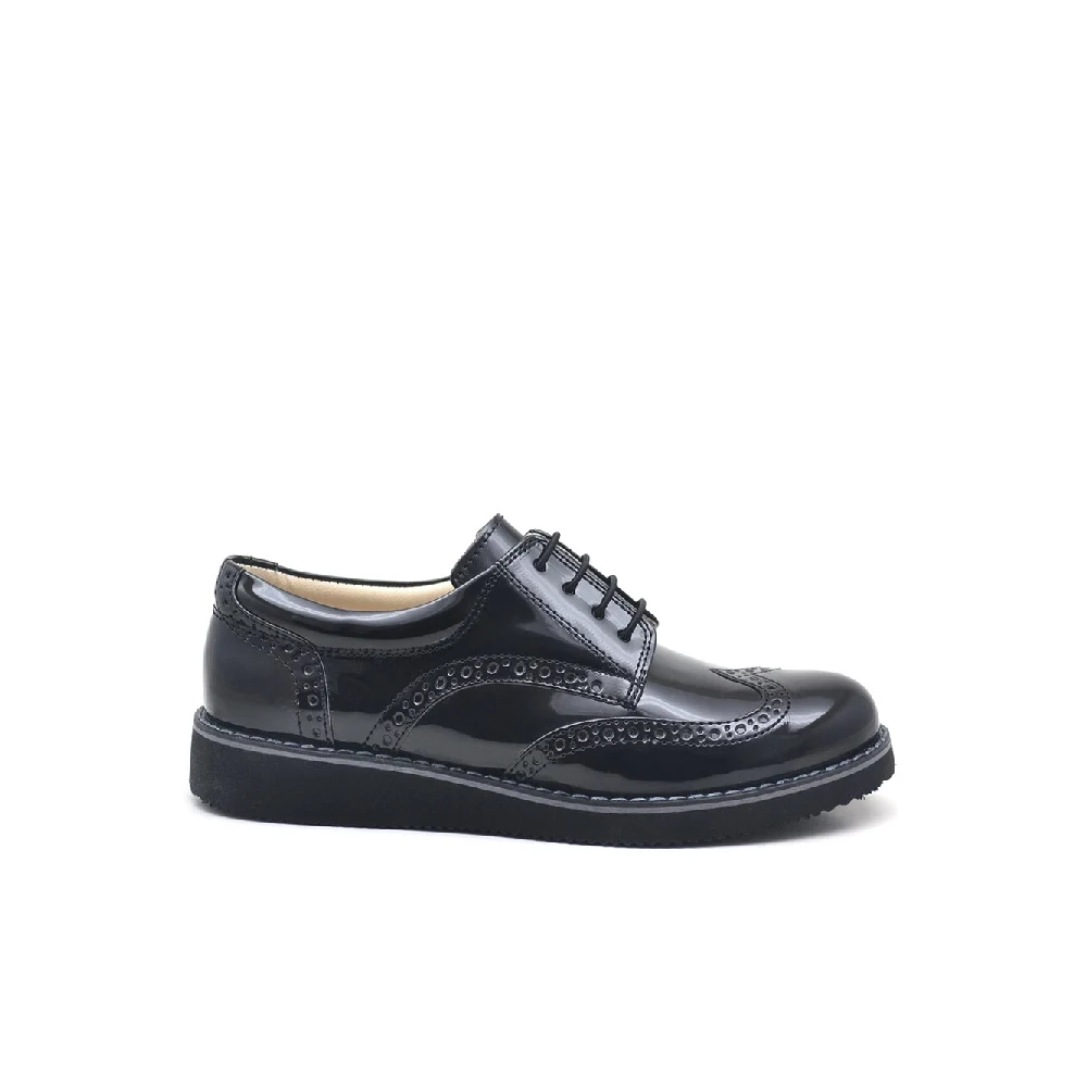 High Quality Leather Boys Oxfords Dress Shoes Brown Shoes For Boys