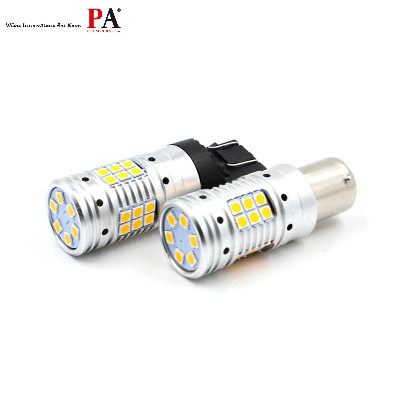 PA Super Bright 30SMD 3030 Auto LED Turn Signal Blinker Bulb  T20 7440 Ba15s Bau15s 1156 P21W Orange
