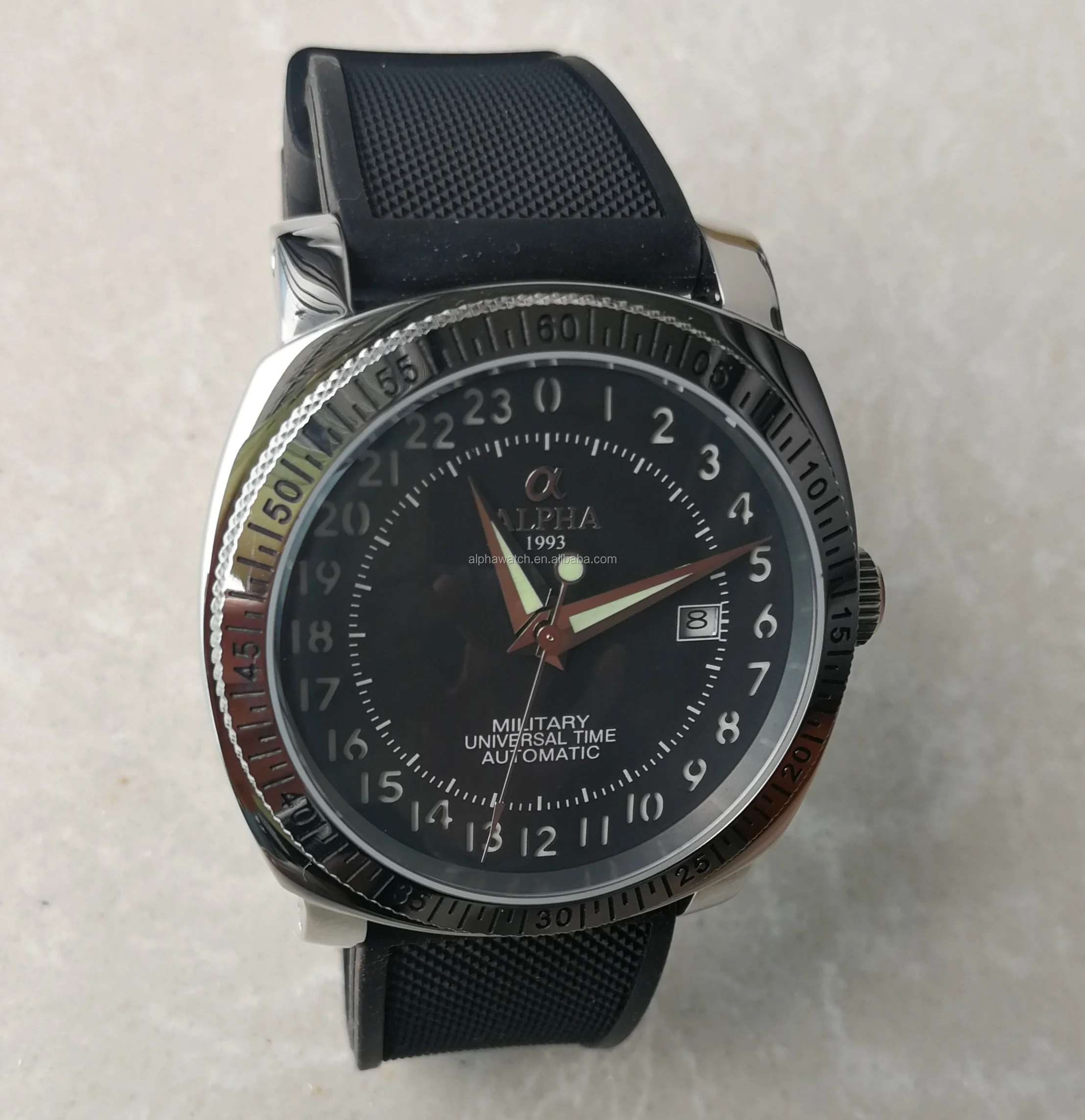 Alpha military universal deals time automatic watch