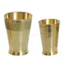 Brass Glass With Engraving Band For Tableware