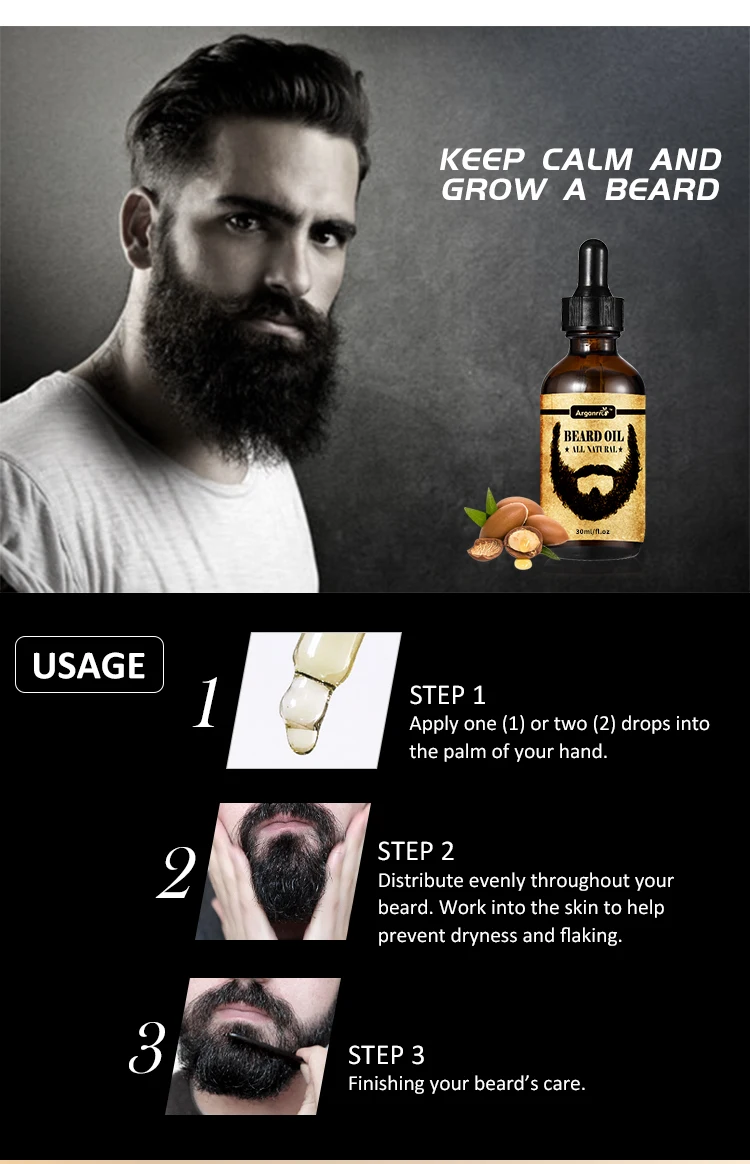 Custom Private Label Organic Beard Growth Oil 100 Natural Buy