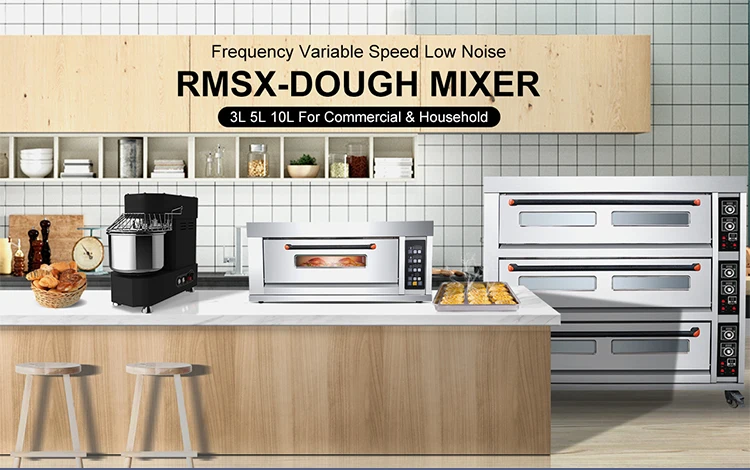 3l 5l 10l spiral dough mixer machine