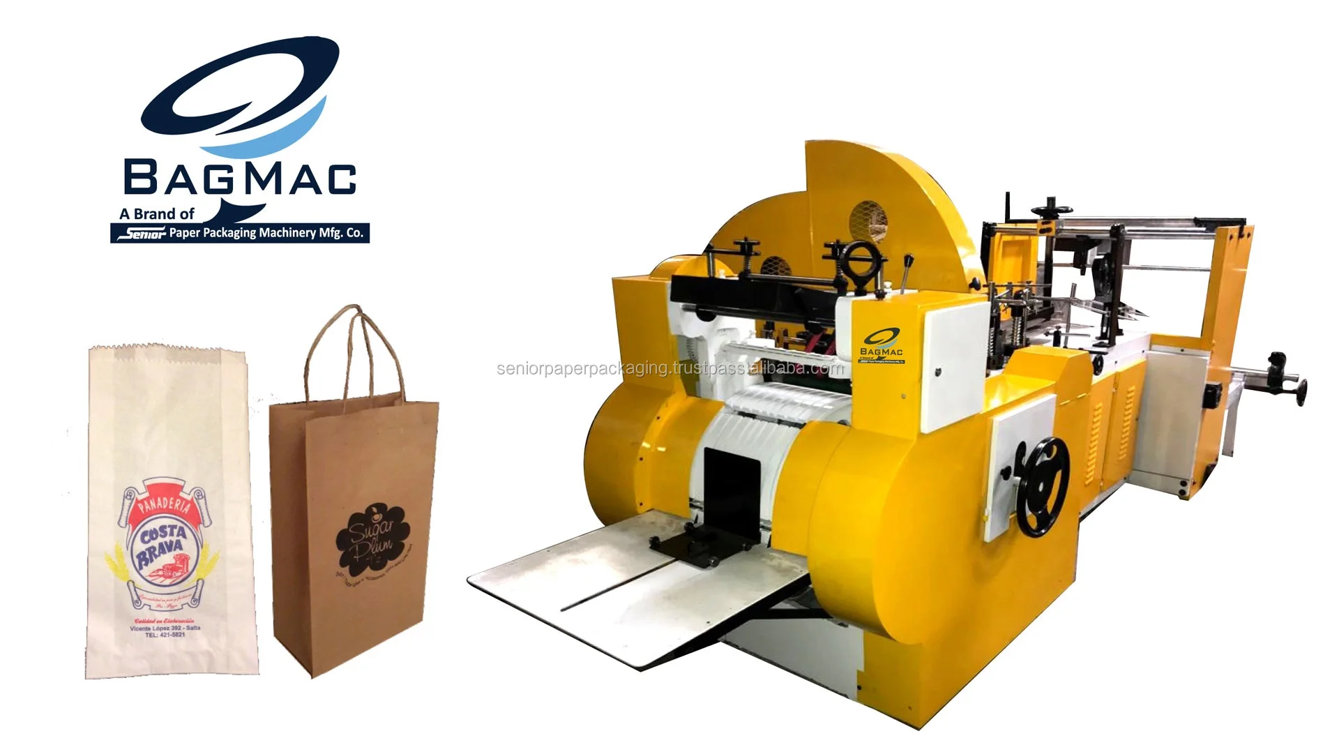 Bagmac Automatic High Speed Food Paper Bag Forming Machine Manufacturer