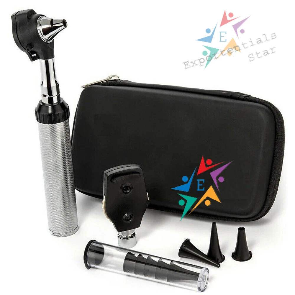 Black Veterinary Otoscope Ophthalmoscope Diagnostic Kit Ent Surgical Instruments Buy Ent Kits