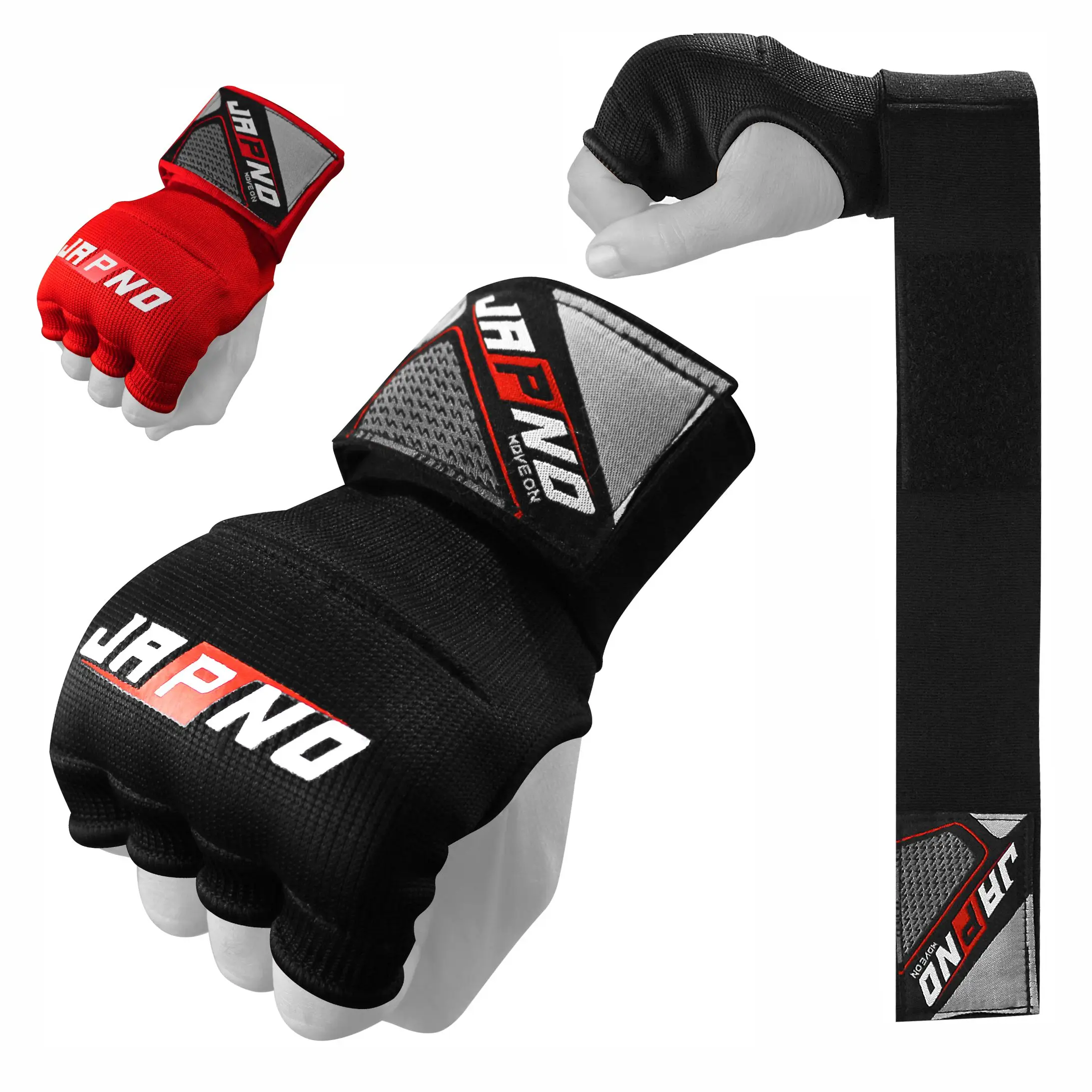 Boxing Hand Wraps Inner Gloves For Punching Elasticated Padded Bandages Under Mitts Quick