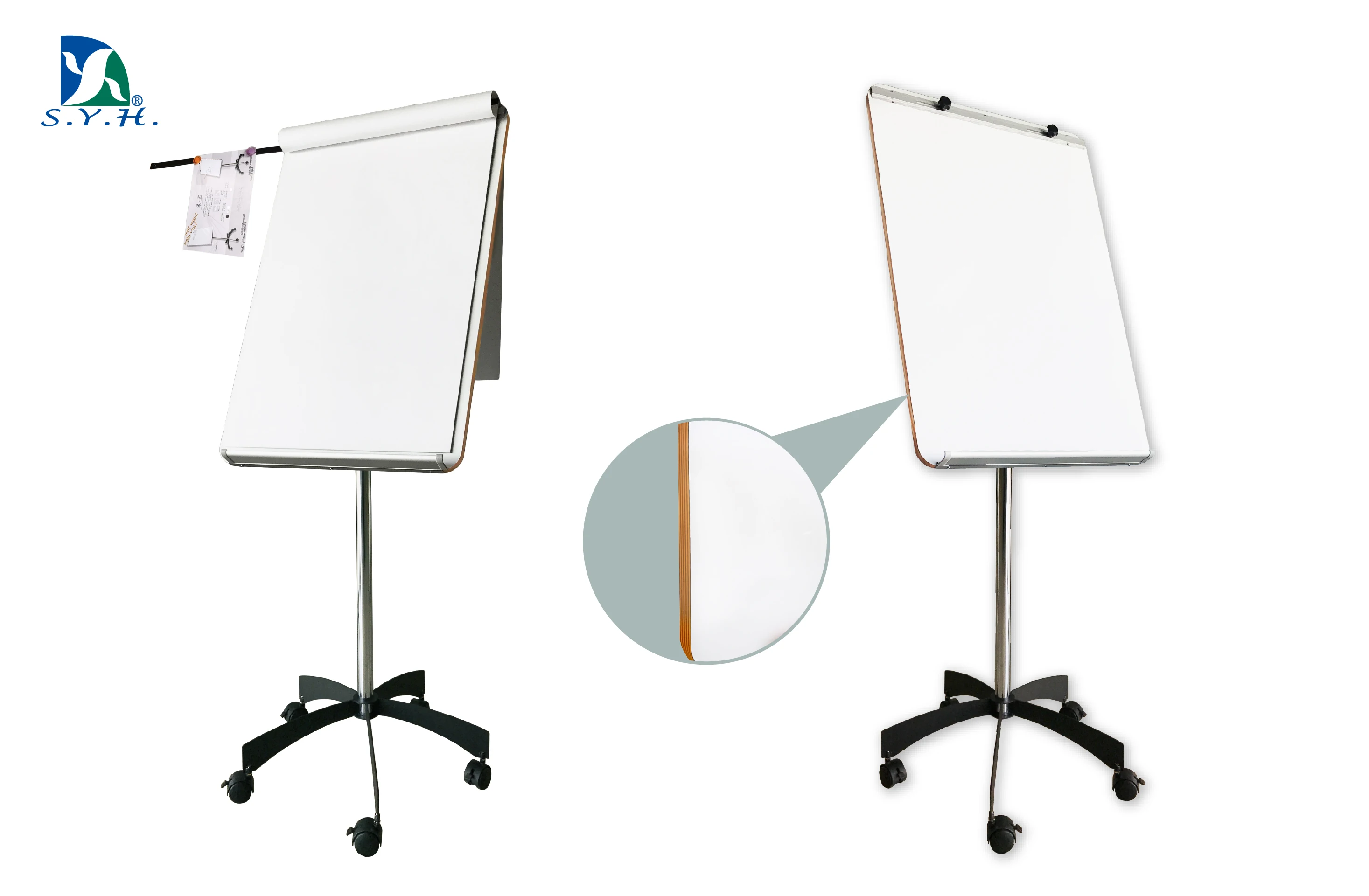 Mobile Whiteboard Without Frame Flipchart Stand 24 X 36 Inches