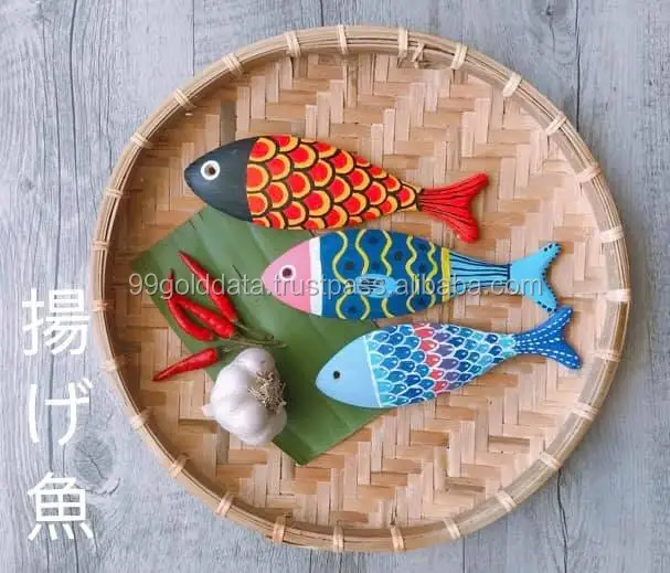 High Quality Wooden Fish Painting For Kids Toy And Decoration/natural ...