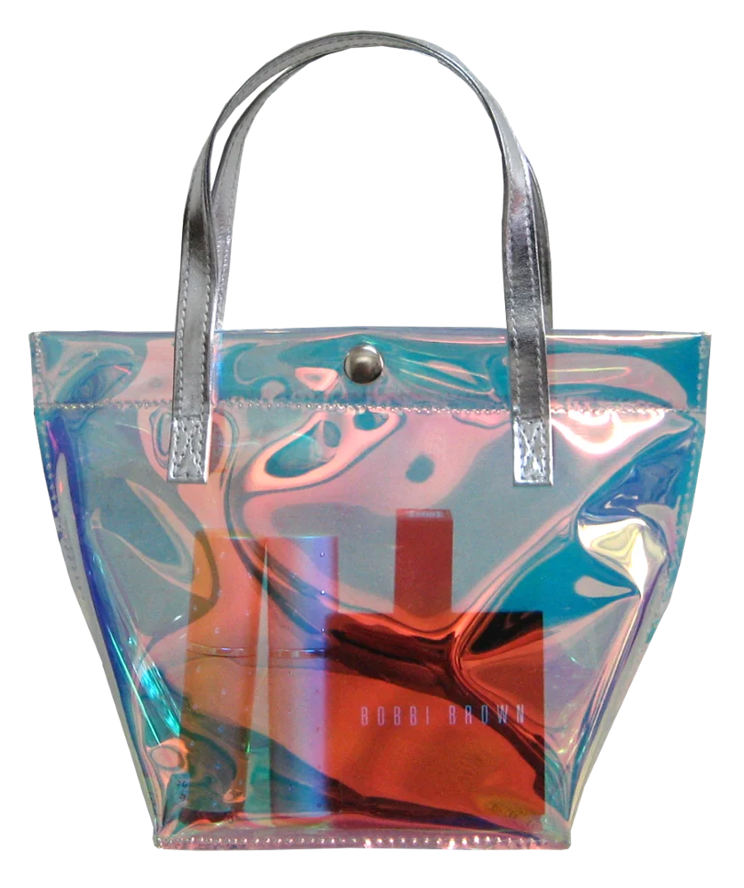 Iridescent Clear Hologram Pvc Handbag - Buy Designer Clear Handbags ...
