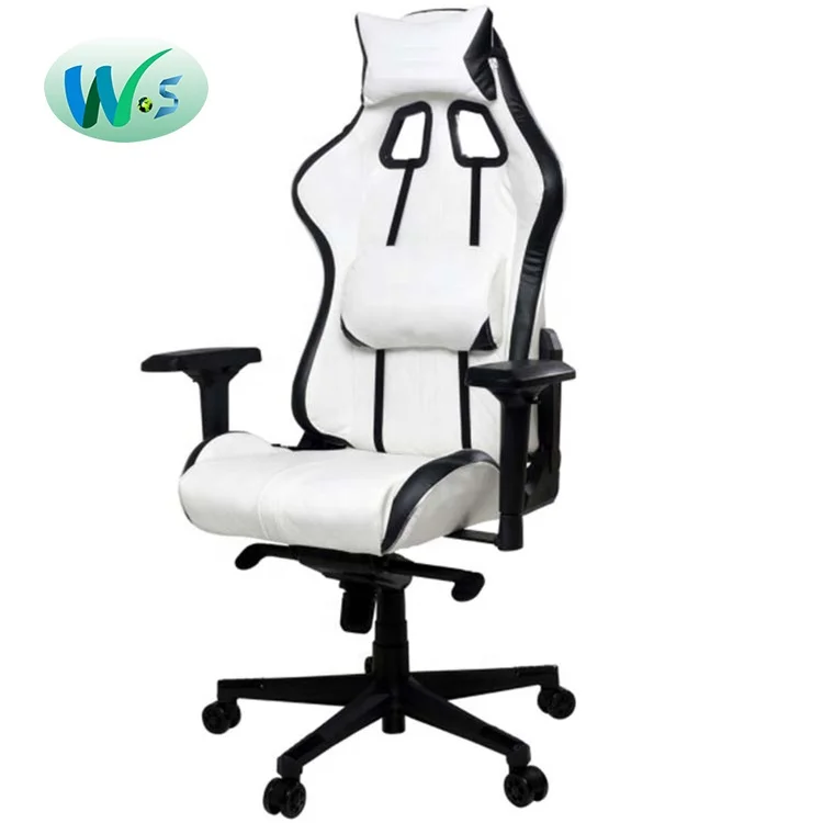 WST1093  LED light office gaming racing chair white cool Computer chair home game E -competition chair by endorsement room