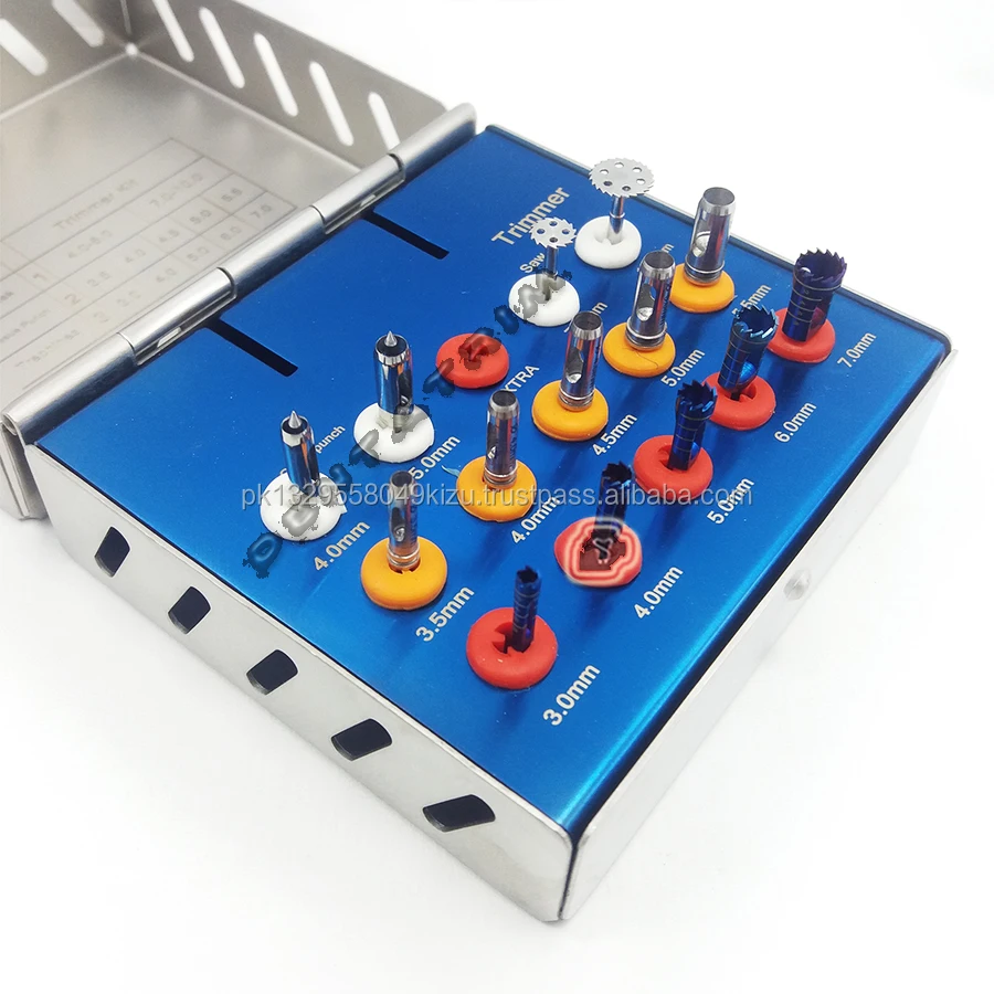 Advanced Dental Implant Guided Surgery Drills Set Of 39 Pieces Custom