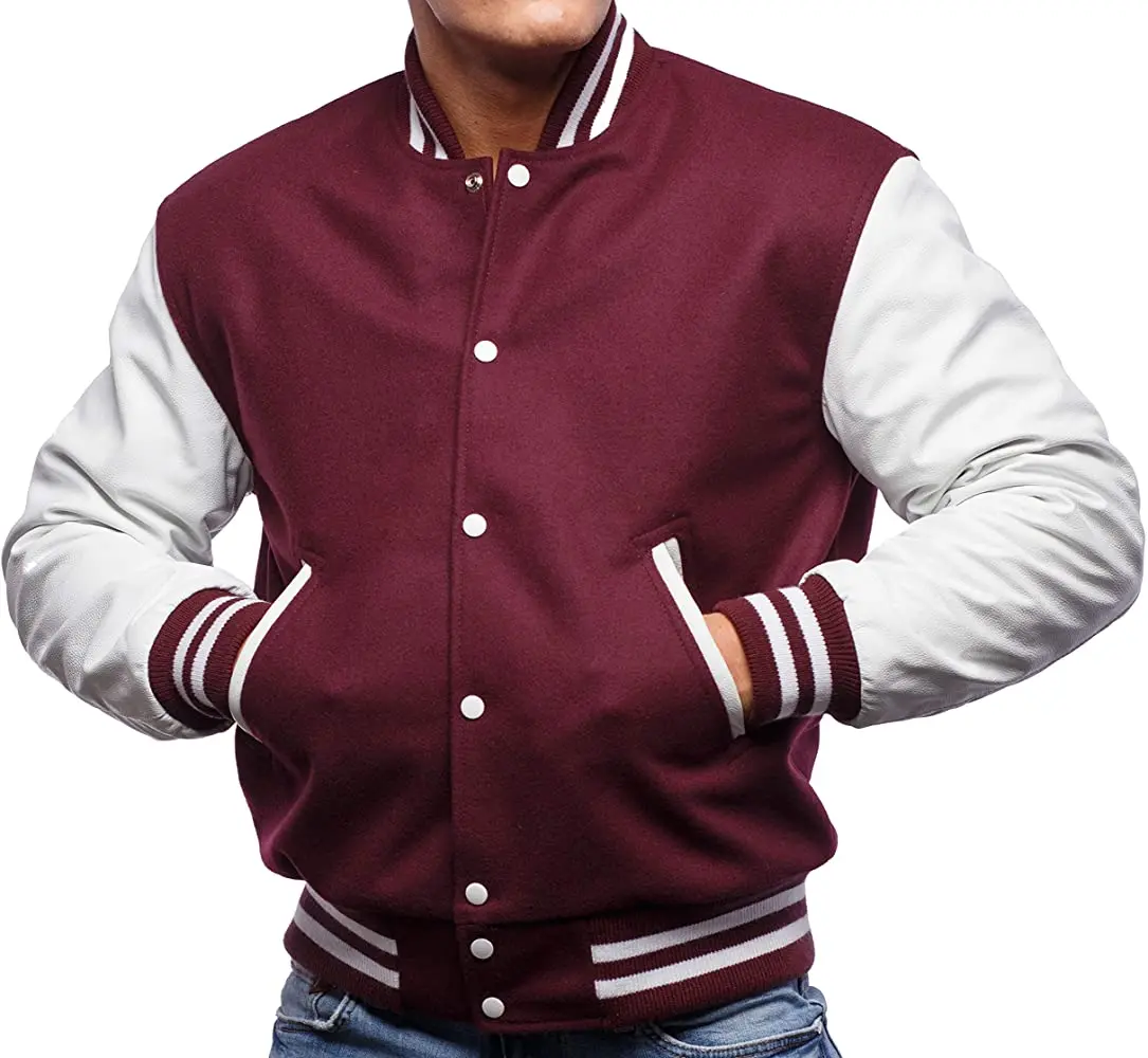 Hight Quality Varsity Jacket For Men Wool Custom Logo And Design Jacket