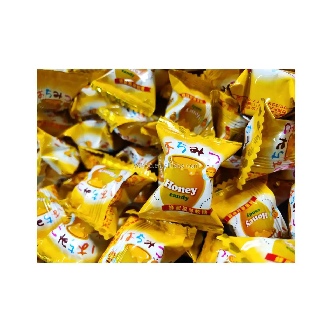 
Taiwan Factory Price honey Flavor Gummy Soft Jelly Candy (Vegetarians can eat) 