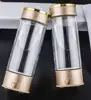 450ml Glass Filter Water Bottle FZ101B PEM SPE Hydrogen Oxygen separation ionizer Hydrogen Water Bottle for office worker