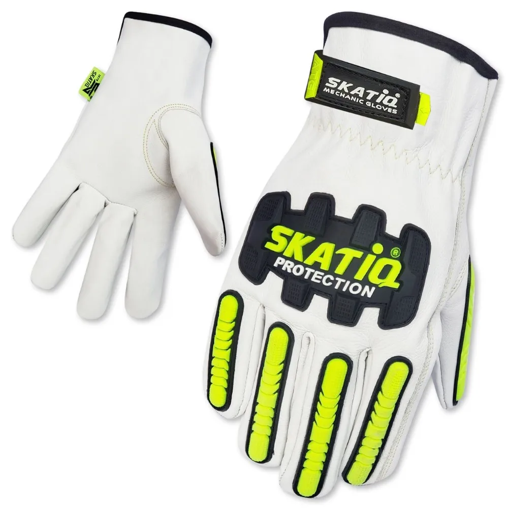 Cut/impact/arc Leather Driving Gloves With Slip On Cuff Buy Leather