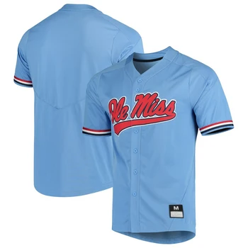 light blue baseball jersey