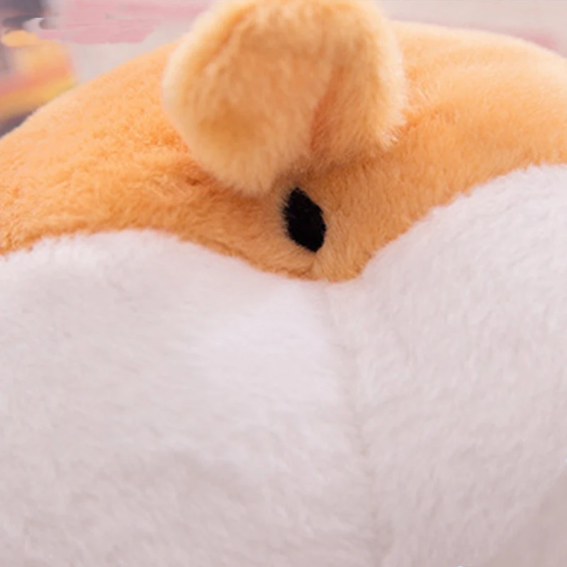 cute funny corgi dog butt plush pillows soft toys