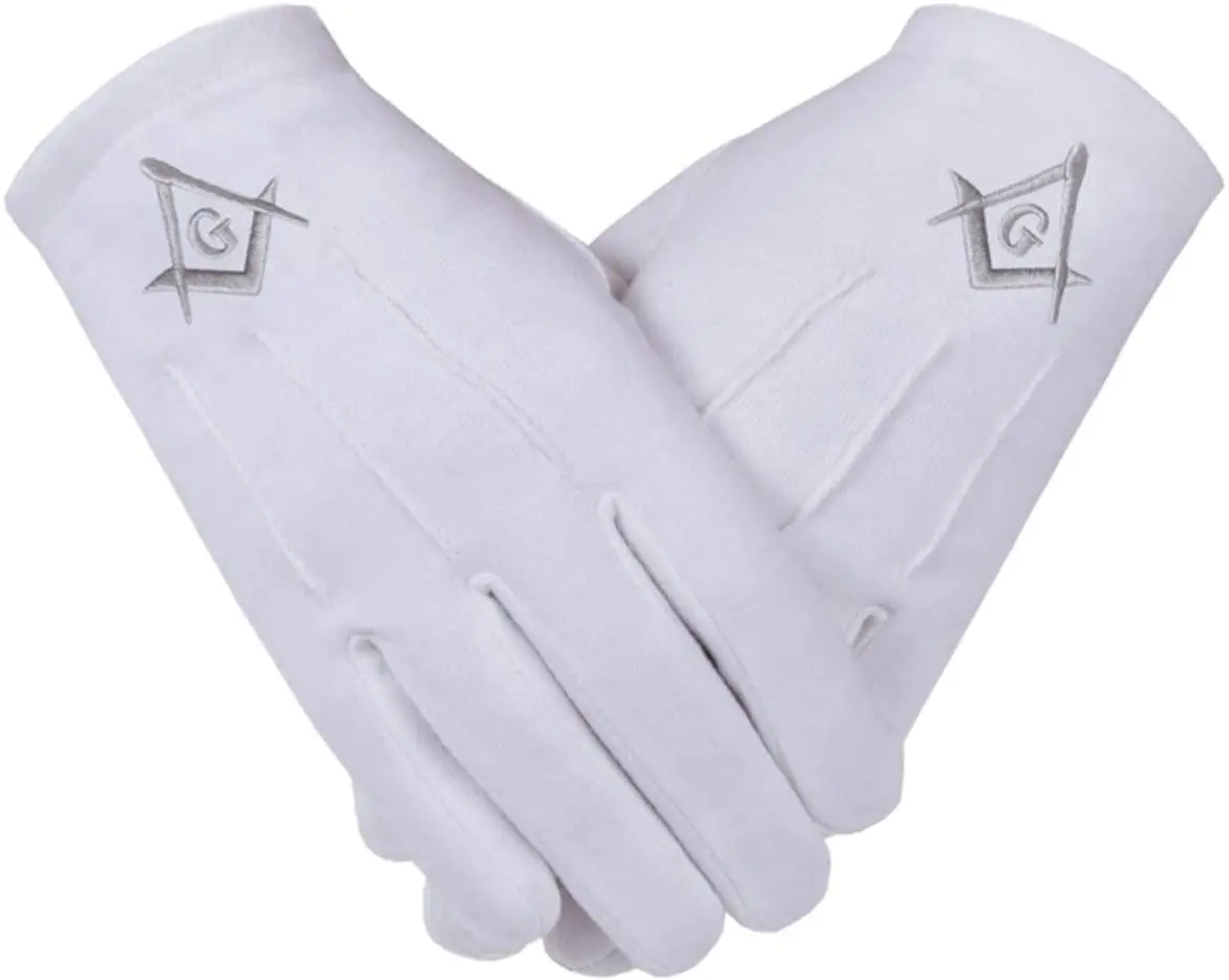 Freemasons Masonic White Gloves In Cotton Buy Masonic Gloves,Masonic
