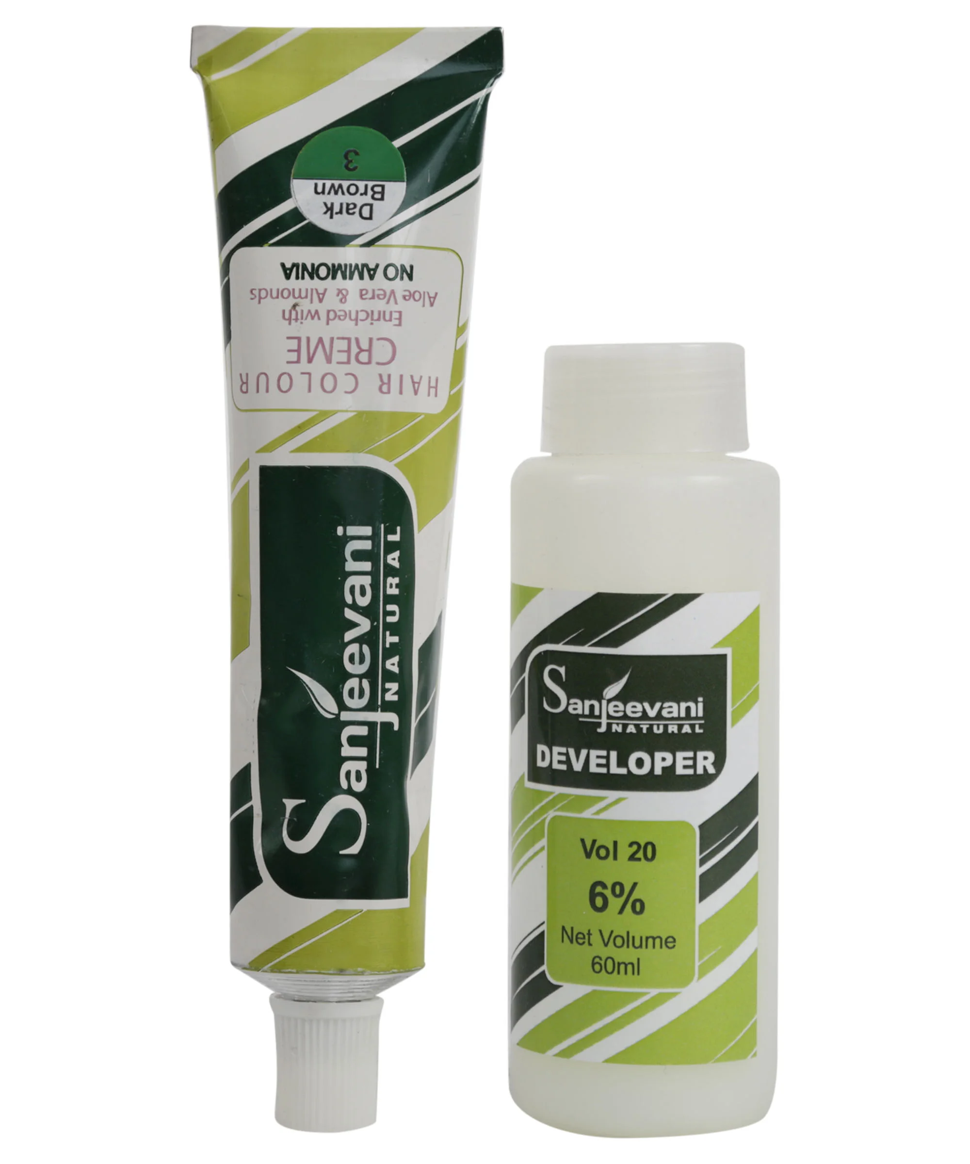 Hair Color Cream Kit Each Box Contains 50ml Colorant + 60ml Developer