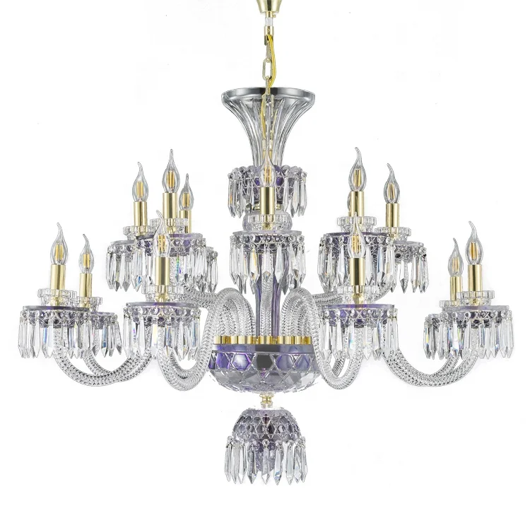 40W E14 Residential home hotel classic decoration cheap candle luxury crystal ring chandelier