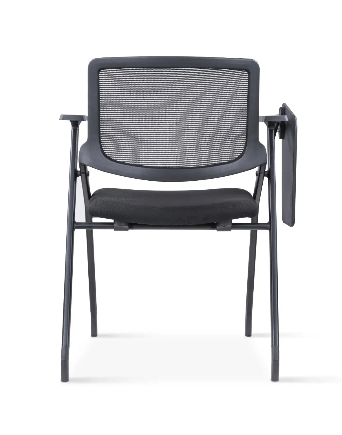 Modern Foldable Chair With Writing Table Attached Mesh Back Office