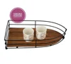 Beautiful Ship shape wooden serving tray